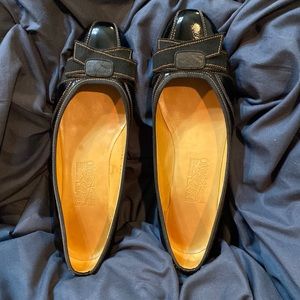 Gently used Ferragamo ballet flats